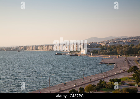 Waterfront Thessalonique, Macédoine, Grèce Banque D'Images