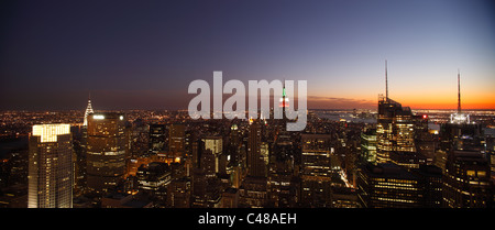 Manhattan skyline, New York City, USA Banque D'Images