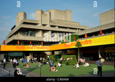 Théâtre national le London's South Bank Banque D'Images