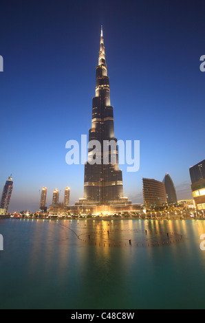 Burj Khalifa, Dubai, Emirats arabes unis ( Russie ) Banque D'Images