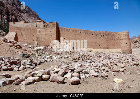 Le Monastère de Sainte Catherine, au sud de la péninsule du Sinaï, Égypte Banque D'Images