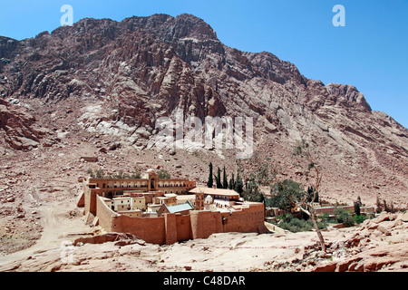 Le Monastère de Sainte Catherine, au sud de la péninsule du Sinaï, Égypte Banque D'Images