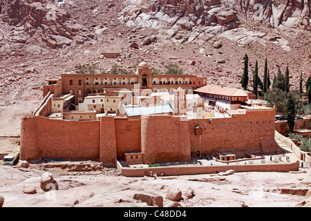 Le Monastère de Sainte Catherine, au sud de la péninsule du Sinaï, Égypte Banque D'Images