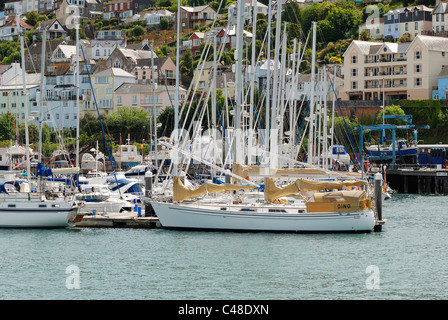 Royaume-uni angleterre devon kingswear bateaux Banque D'Images