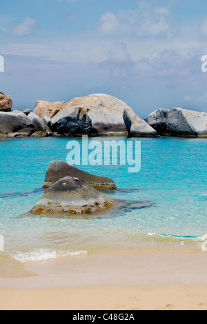 La tranquillité aux bains, B.V.I. Tortola Banque D'Images