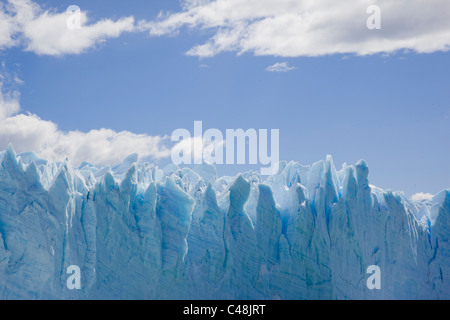 Photographie des glaciers du Perito Moreno en Patagonie argentine Banque D'Images