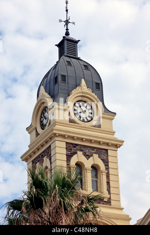 Tour de l'horloge de l'Hôtel de Ville de Glenelg Moseley Square South Australia vers 1875 Banque D'Images