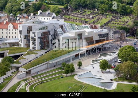 Le nouveau Parlement écossais edimbourg ecosse bureaux smp Banque D'Images