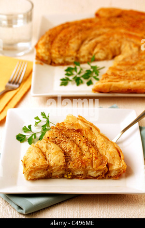 Chiffre d'affaires roumain avec du fromage. Recette disponible. Banque D'Images