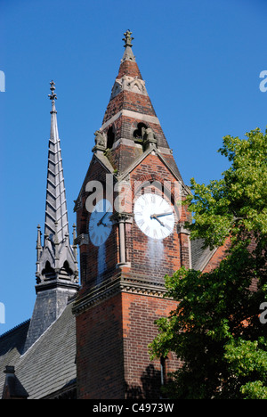 Chapelle Highgate School tour de l'horloge, Highgate, Londres, Angleterre Banque D'Images