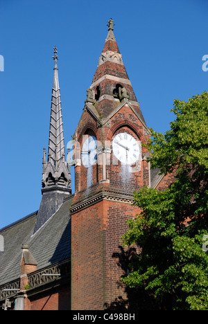 Chapelle Highgate School tour de l'horloge, Highgate, Londres, Angleterre Banque D'Images