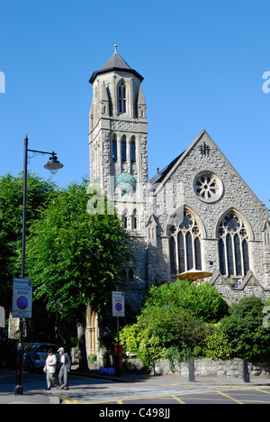 Cour du cloître (ancienne église presbytérienne), Cromwell Road, Highgate, Londres N6, Angleterre Banque D'Images