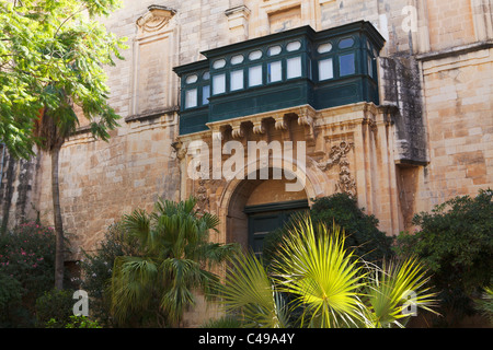 Jardins du Palais des Grands Maîtres, La Valette, Malte Banque D'Images