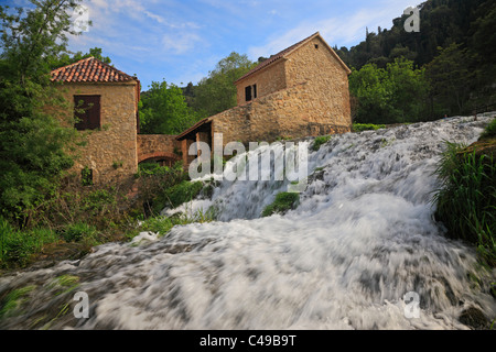 Parc national de Krka, Croatie. Banque D'Images
