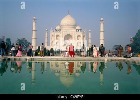 Photo du Taj Mahal en Inde Banque D'Images