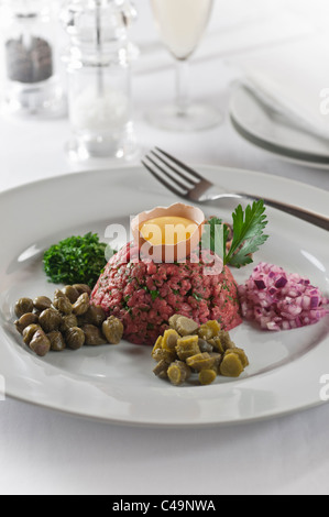 Steak tartare Banque D'Images