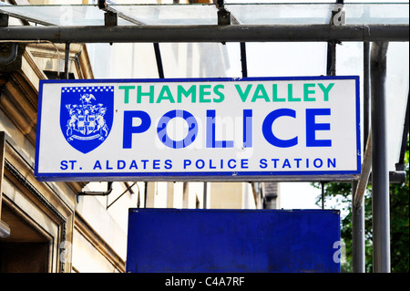 Thames Valley St Aldates Poste de Police à Oxford, Angleterre Banque D'Images