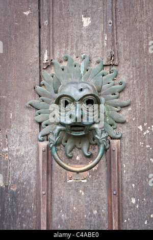 Le sanctuaire knocker à cathédrale de Durham, England, UK Angleterre Banque D'Images