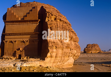 L'Arabie saoudite, Médine, nr. Madain Saleh, Al-Ula (aka Hegra). Maintenant un site du patrimoine mondial de l'UNESCO, Banque D'Images