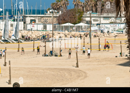 Tel Aviv est un beta + world city, aux côtés de villes comme Barcelone et San Francisco.[9] connu sous le nom de 'La Ville Qui Ne Dort Jamais", Banque D'Images