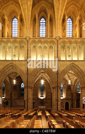 L'Angleterre, Londres. La cathédrale de Southwark ou la Cathédrale et collégiale de St Sauveur et St Mary Overie, Southwark, Londres, se trouve sur la rive sud de la Tamise à proximité du Pont de Londres. C'est l'église-mère du diocèse anglican de Southwark. Banque D'Images