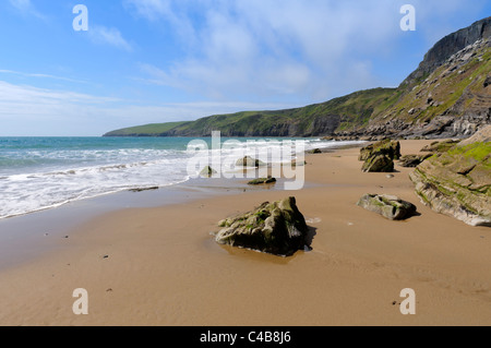 Ceiriad Porth Beach près de Abersoch Gwynedd dans Wales Banque D'Images