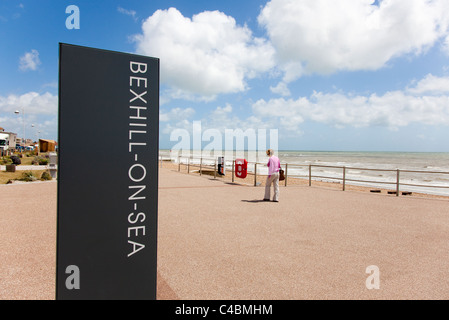 Promenade Bexhill-on-Sea, East Sussex, UK Banque D'Images