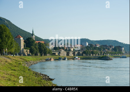 L'Autriche, Danube près de Hainburg (près de la frontière slovaque) Banque D'Images