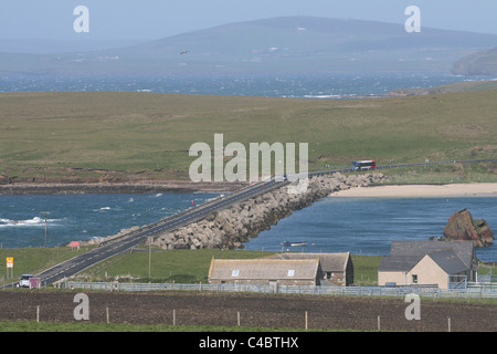 Portrait de Churchill obstacle numéro 3 mai 2011 l'Ecosse Orkney Banque D'Images
