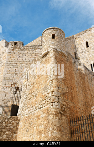 Château du Pape Luna dans Peniscola, Espagne, province de Valence Banque D'Images