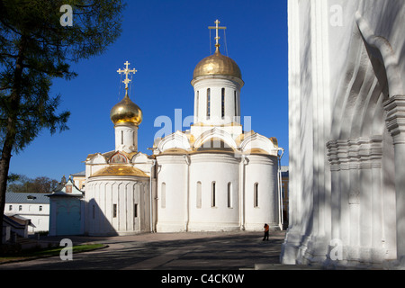 La cathédrale de la Trinité à la Trinité, Monastère de Saint Serge à Serguiev Posad, Russie Banque D'Images