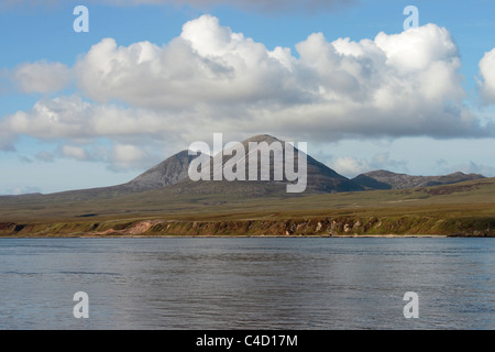 Le PAPS of Jura vue de Port Askaig Banque D'Images