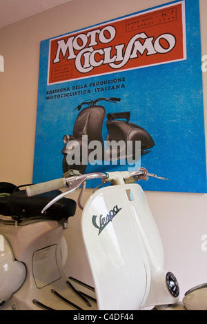 Lambretta Scooter & museum, Rodano, province de Milan, Italie Banque D'Images