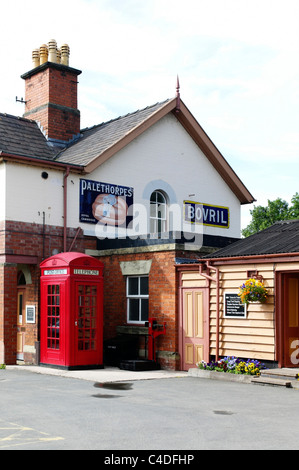 La station de chemin de fer Bp 18 Severn Ralley Bewdley UK Worcestershire Banque D'Images