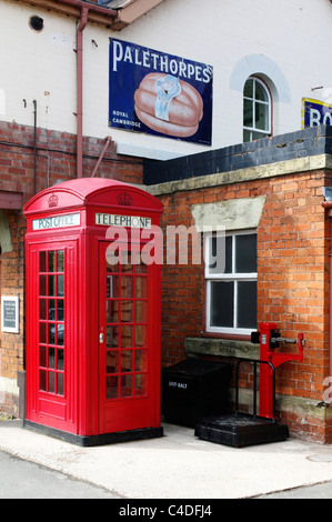 La station de chemin de fer Bp 18 Severn Ralley Bewdley UK Worcestershire Banque D'Images