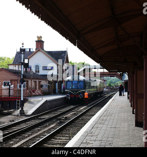 La station de chemin de fer Bp 18 Severn Ralley Bewdley UK Worcestershire Banque D'Images