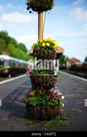 La station de chemin de fer Bp 18 Severn Ralley Bewdley UK Worcestershire Banque D'Images