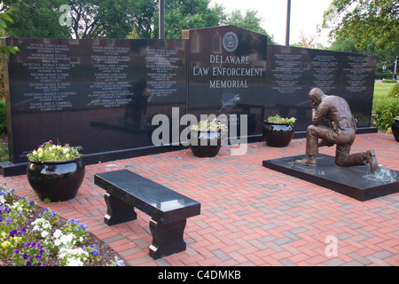 Application de la loi du Delaware Memorial, Dover Banque D'Images