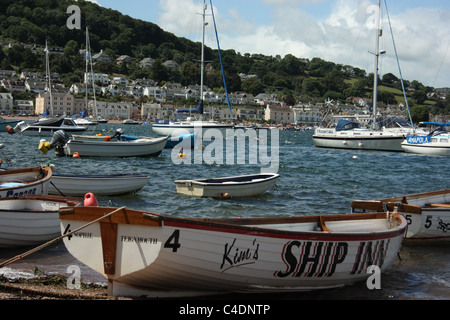 À l'échelle de Teignmouth à Shaldon, Devon, UK Banque D'Images