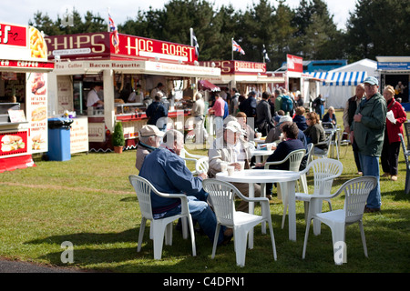 Eatery Restauration kiosques au 2011 Royal Cornwall Showground Événements & Expositions, Wadebridge, comté de Cornwall, UK Banque D'Images