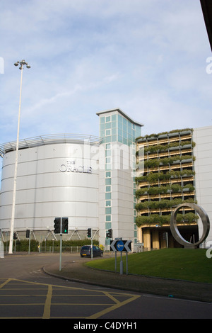 L'Oracle, Bridge Street, Reading, Berkshire, Royaume-Uni Banque D'Images