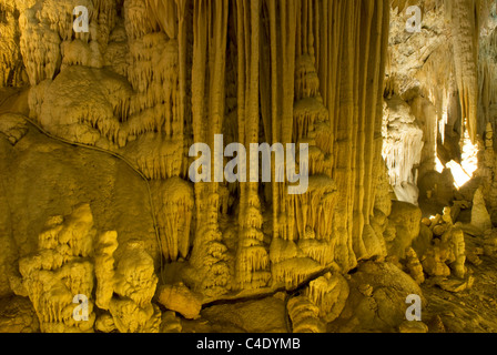 La Caverne, Grotte de Jeita, JEITA, Liban. Banque D'Images