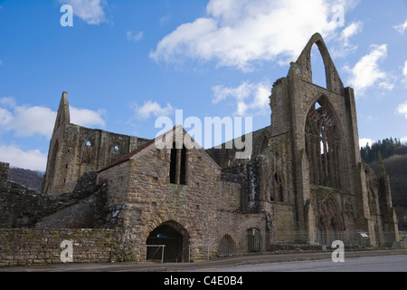 Abbaye de Tintern, Wye Valley, South Wales, UK Banque D'Images