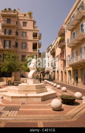 Saifi Village, près du centre-ville de Beyrouth, Liban. Banque D'Images