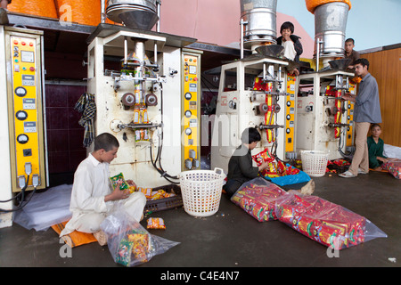 Popcorn factory à Herat, Afghanistan Banque D'Images