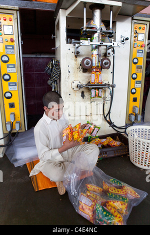 Popcorn factory à Herat, Afghanistan Banque D'Images