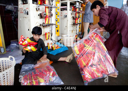 Popcorn factory à Herat, Afghanistan Banque D'Images