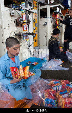 Popcorn factory à Herat, Afghanistan Banque D'Images