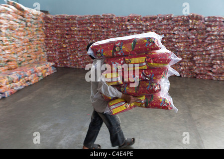 Popcorn factory à Herat, Afghanistan Banque D'Images