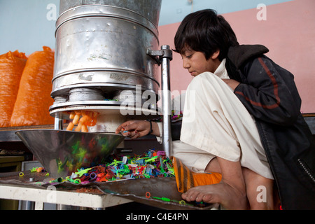 Popcorn factory à Herat, Afghanistan Banque D'Images